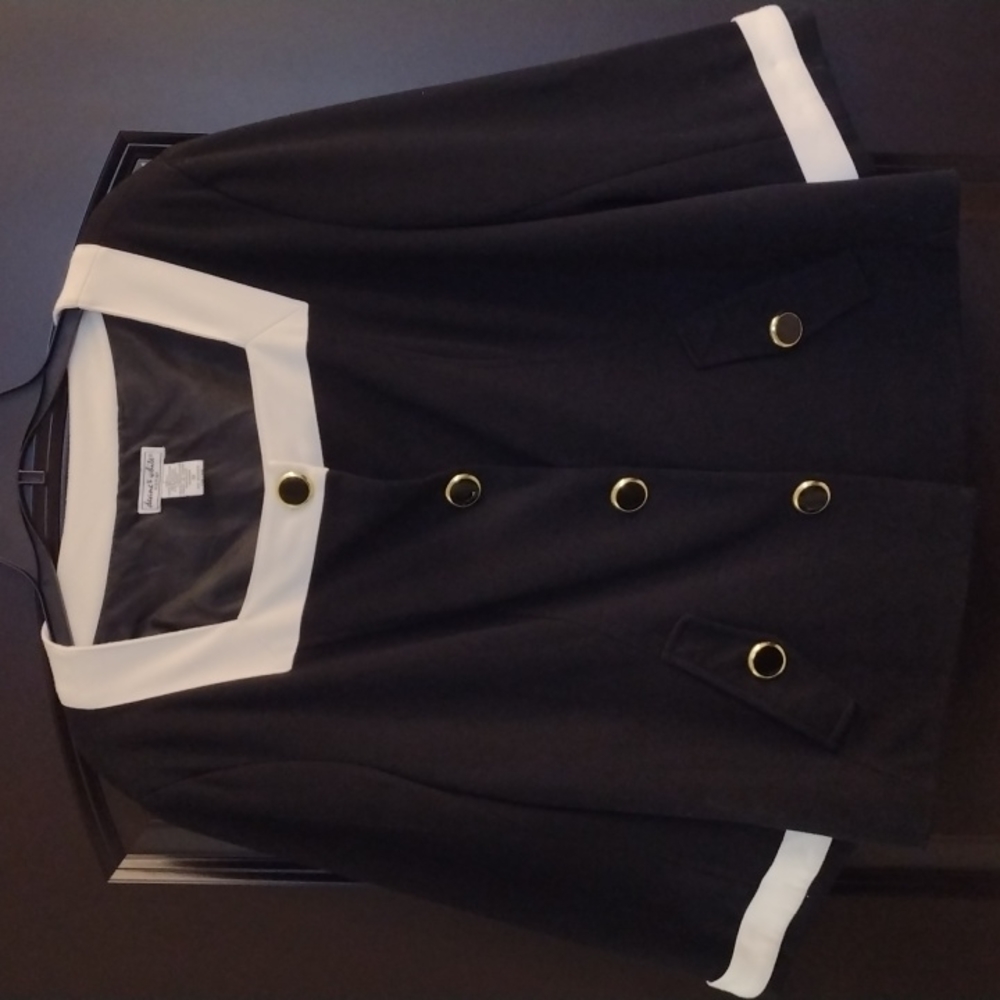 Deane & White Jacket w/Gold and Cream Accent Trim and Buttons